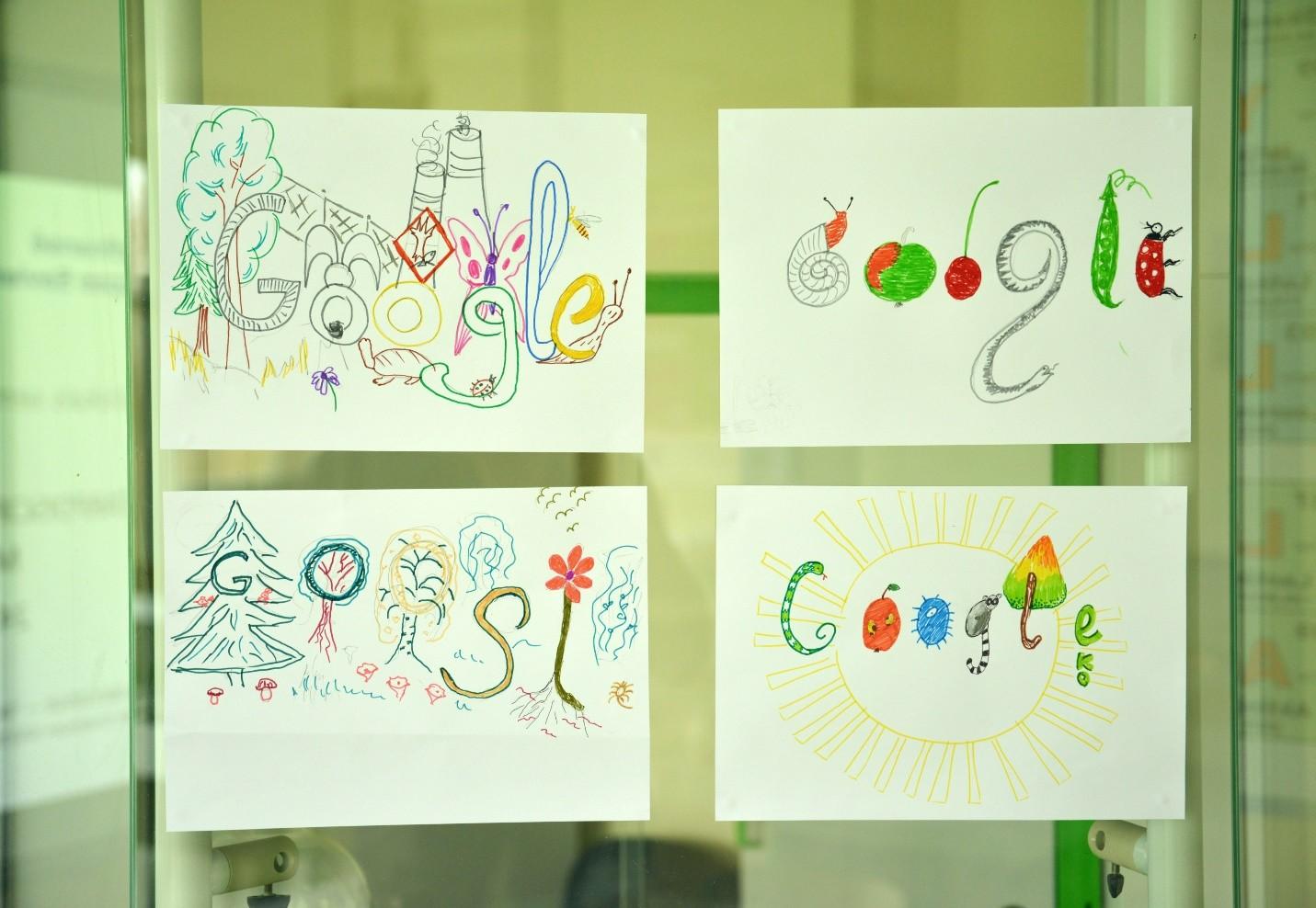 Google dažādos rakstības stilos, veidos