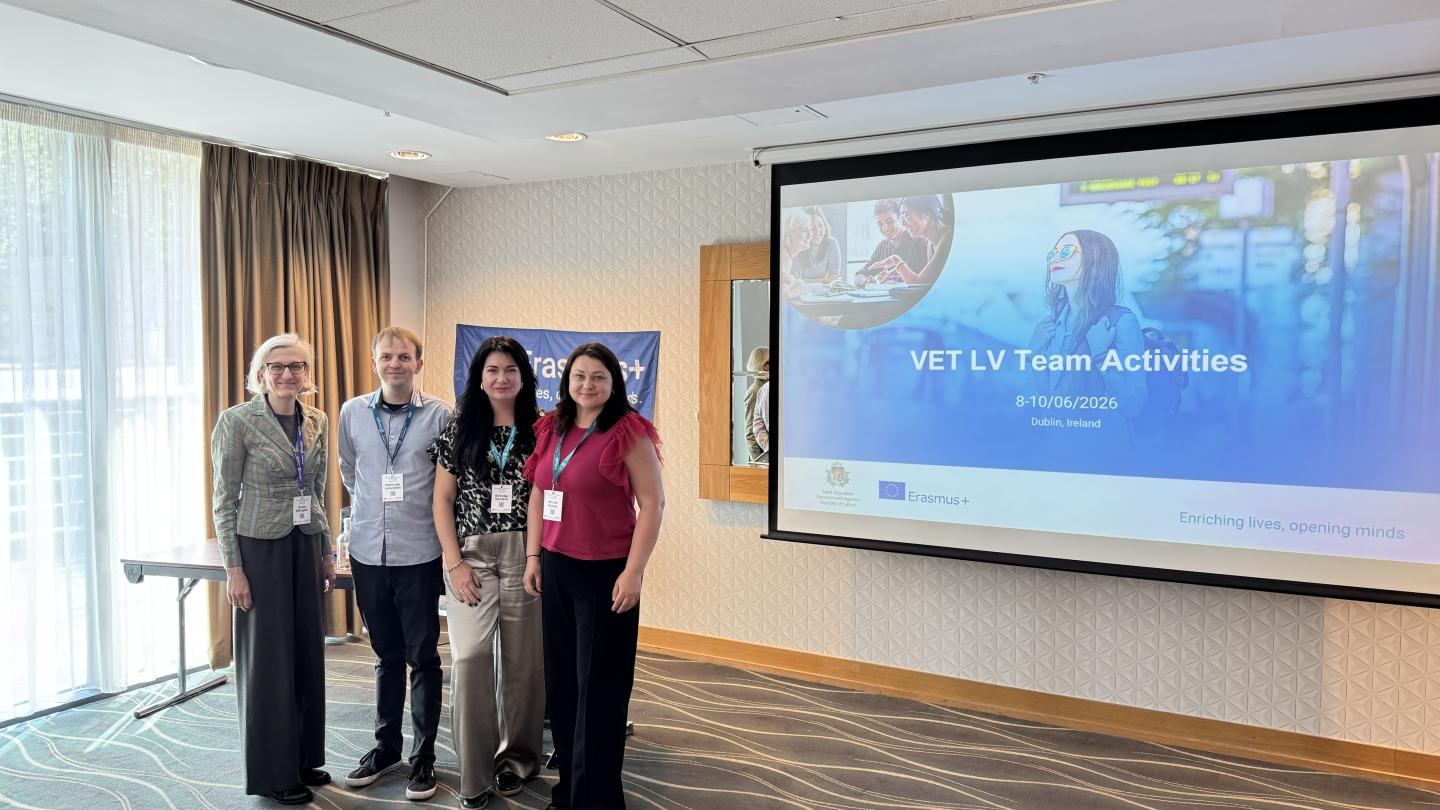 VET LV Team pārstāvji pasākumā Dublinā
