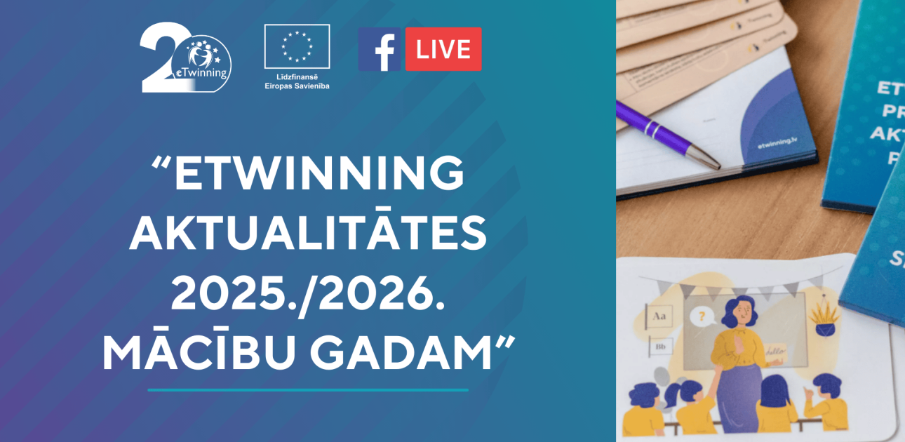 Aicina piedalīties vebinārā par eTwinning 2025./2026. mācību gada aktualitātēm 