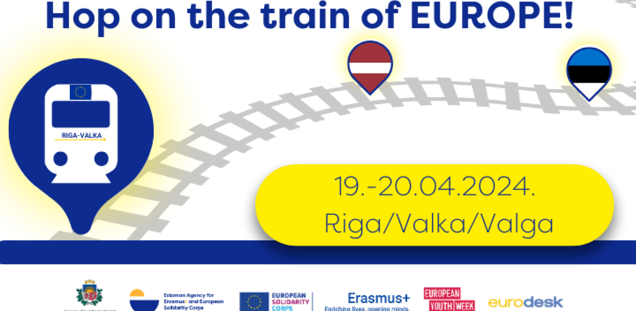Starptautisks pasākums “Hop on the train of Europe”