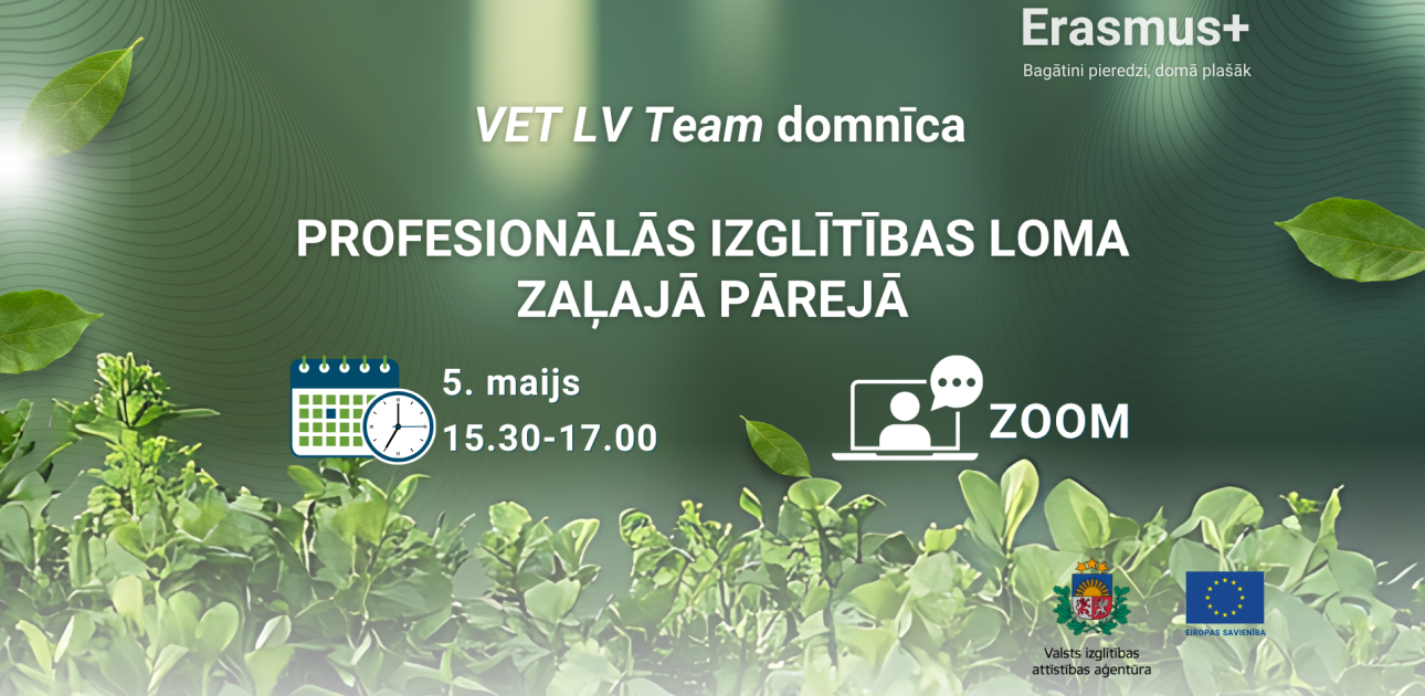 zaļas lapas, zaļā pāreja, tiešsaistes pasākums