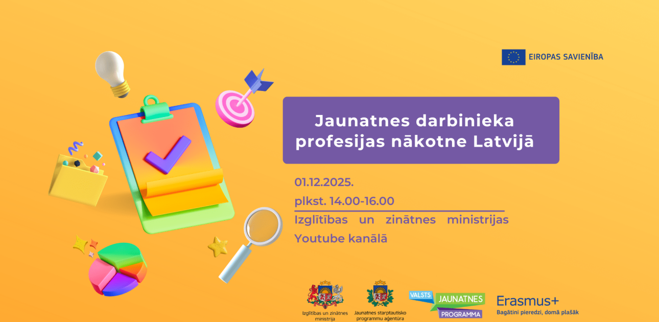 Tiešsaistes pasākums “Jaunatnes darbinieka profesijas nākotne Latvijā”