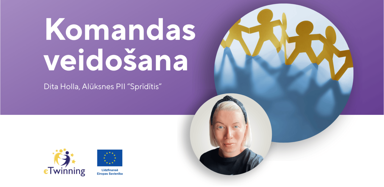 Ditas Hollas darbnīca “Komandas veidošana” – “eTwinning Skolu” domnīca 