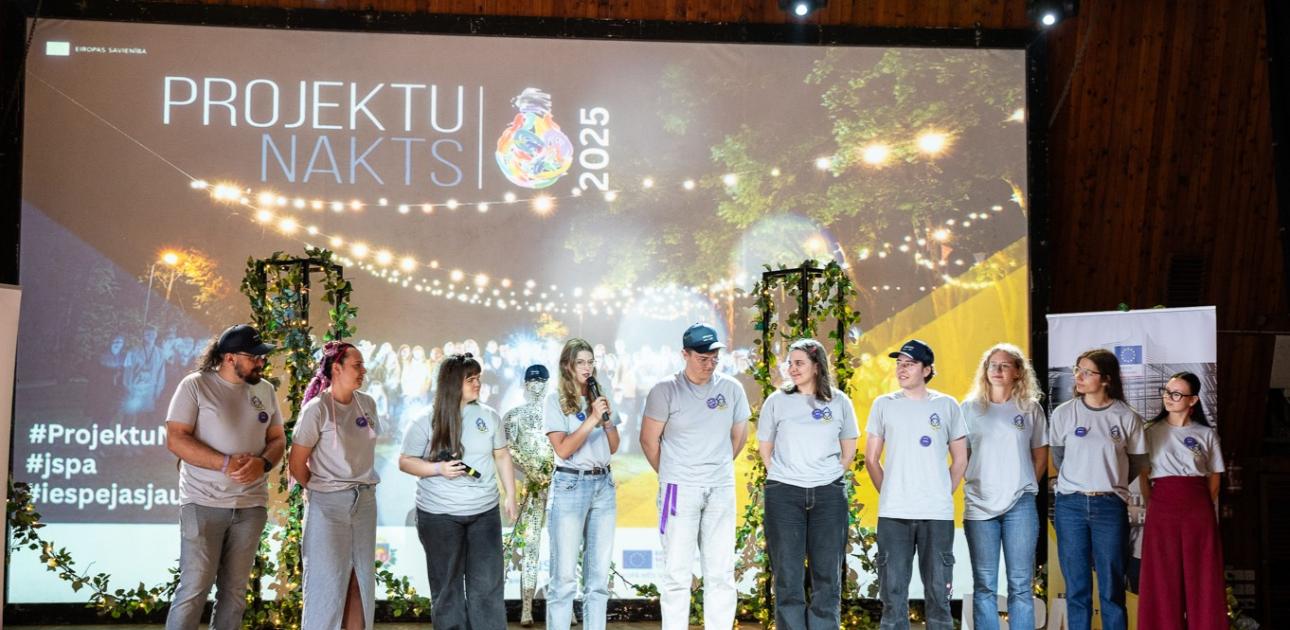 Jauniešiem iespēja pieteikties pasākuma “Projektu nakts 2026” organizatoru komandai