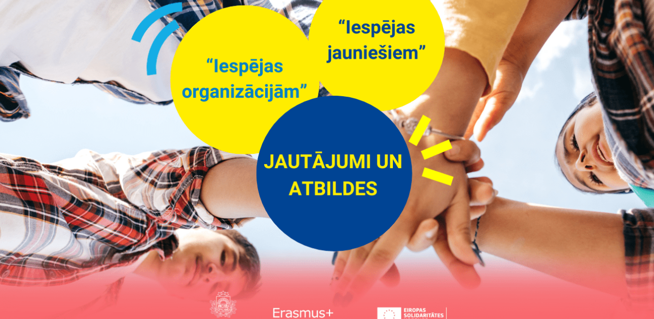 Tiešsaistes informatīvo pasākumu “Iespējas organizācijām” un “Iespējas jauniešiem” jautājumu un atbilžu apkopojums