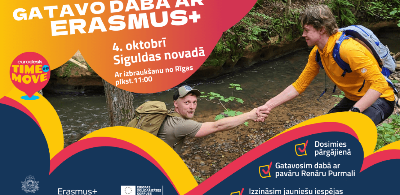 Pasākums jauniešiem “Gatavo dabā ar Erasmus+”