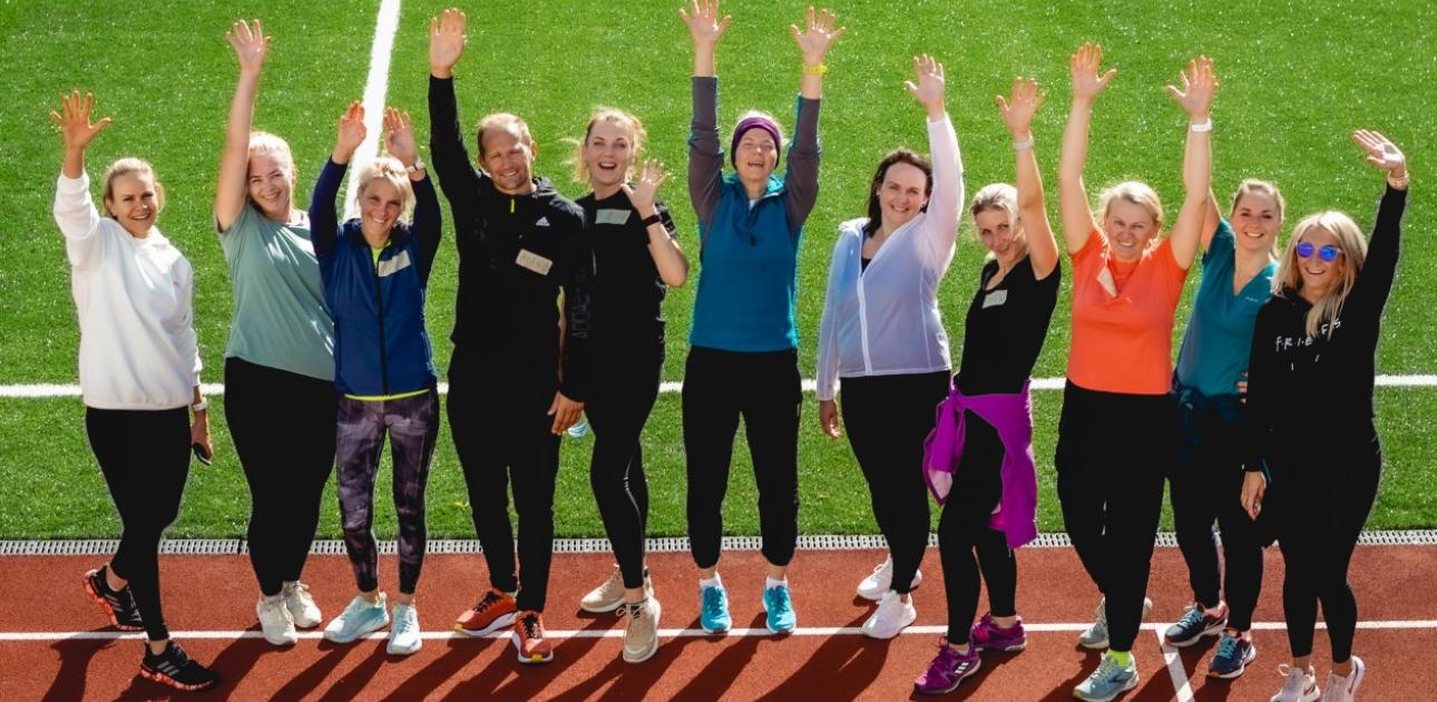 Erasmus+ komanda trenējas Viļņas maratonam