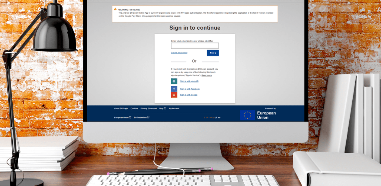 No 1. oktobra ieviesīs obligātu dubulto pieslēgšanos ar EU Login vairākās Eiropas Komisijas sistēmās