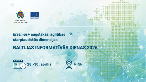 Baltijas valstu kontūras, info dienas, Erasmus+