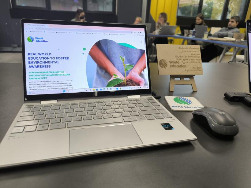Foto no projekta tikšanās  “WE – Real-World Education to foster environmental awareness”