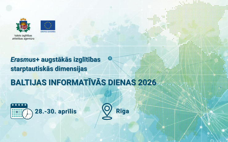 Baltijas valstu kontūras, info dienas, Erasmus+